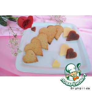 Рецепт Арахисово-овсяное печенье "От сердца к сердцу"