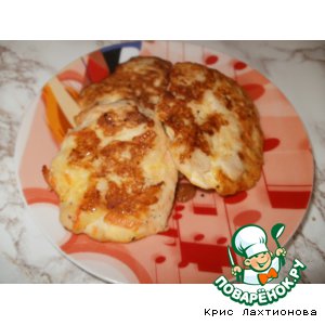 Рецепт: Рубленые куриные котлеты с плавленым сыром