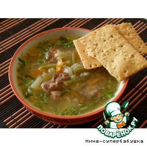 Рецепт Овощной суп с индейкой
