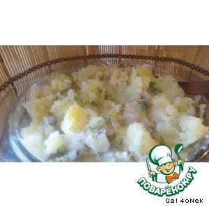 Рецепт Теплый картофельный салат "Бодрячком"