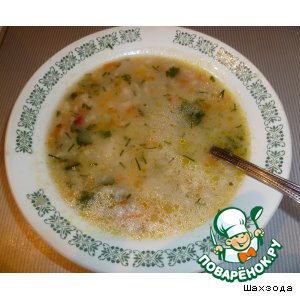 Рецепт Суп овсяный