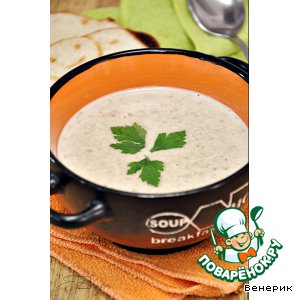 Рецепт: Чечевичный суп-пюре с кокосовым молоком и имбирeм
