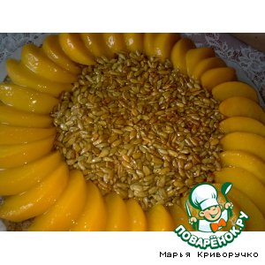 Рецепт Постный кукурузный пирог с маком "Подсолнух"