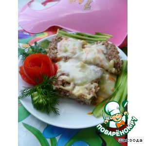 Рецепт Рисово-мясная запеканка с подливой