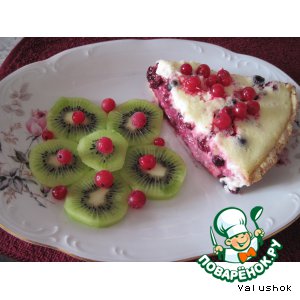 Рецепт Чизкейк с ягодами черной и красной смородины "Фейерверк вкуса "