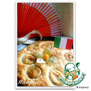 Рецепт Сладкий хлеб с инжиром "Pane dolce con fichi"