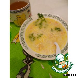 Рецепт Суп "Легкий" с цветной капустой и йогуртом