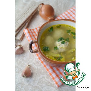 Рецепт Суп с фрикадельками из пекинской капусты