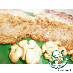 Рецепт Хлебный влажный кекс с грецким орехом