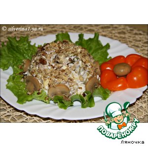 Рецепт Салат с мясом и грибами