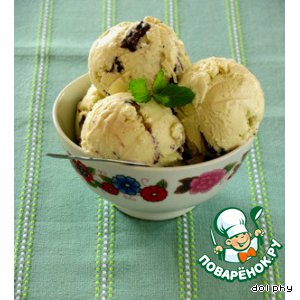 Рецепт Мятное мороженое с шоколадом