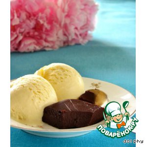 Рецепт Имбирное мороженое с белым шоколадом