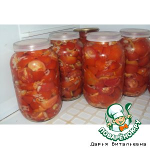 Рецепт Закрутка-салат из помидоров