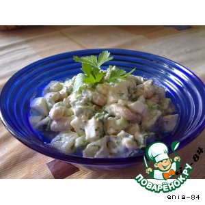 Рецепт Салат картофельный с фасолью