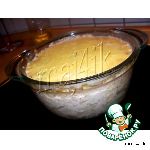 Рецепт Пельмешки, запечeнные в духовке под соусом