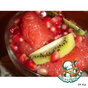 Рецепт Десертный салат "3 фрукта"