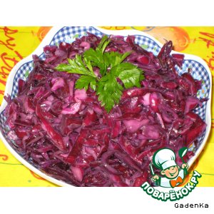 Рецепт Маринованная красная капуста