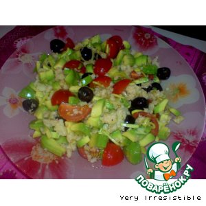 Рецепт Салат с авокадо и мясом криля