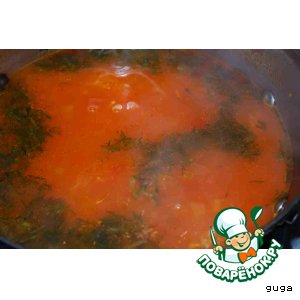 Рецепт: Польский томатный суп