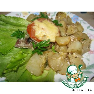 Рецепт Говядина с картофелем в сливках "Зимний сад"