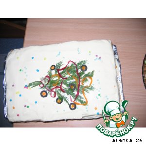 Рецепт Закусочный торт "Новогодний"