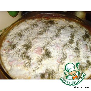 Рецепт Картофель под белоснежной "шубкой"