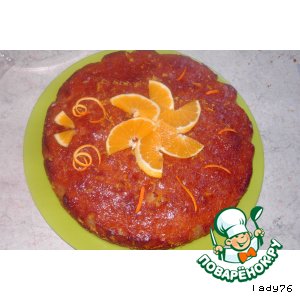 Рецепт Апельсиновый кекс в сиропе