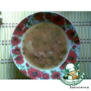Рецепт Чечевичный суп с копченостями