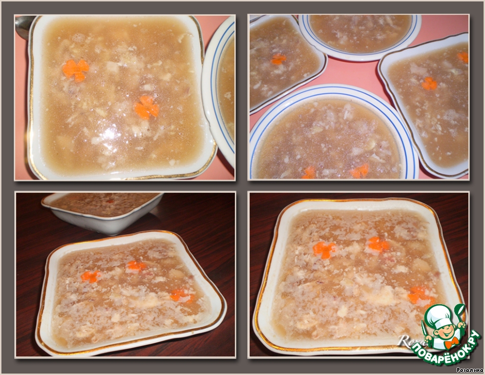 Заливное из куриных бедрышек. Холодец украсить морковкой и зеленью. Холодец из крыльев курицы. Холодец из куриных крылышек. Холодец из крыльев курицы.