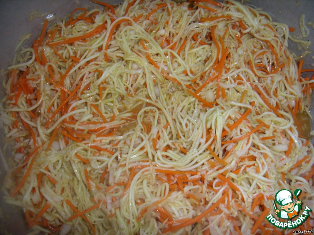 салат из кабачков и моркови по-корейски