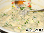 Оладьи с яйцом и зеленым луком на кефире - рецепт с фото