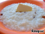 Рисовая каша в микроволновке на молоке