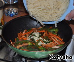 Спагетти с овощами и соевым соусом | cook and clean