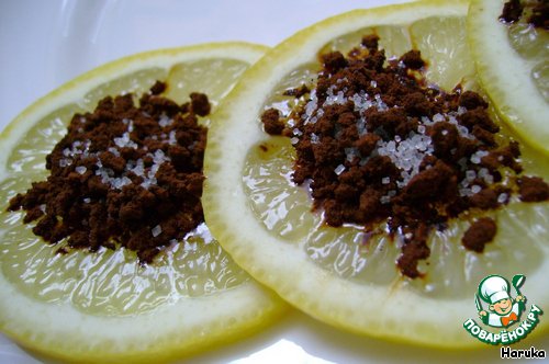 Лимонная закуска к водке – кулинарный рецепт